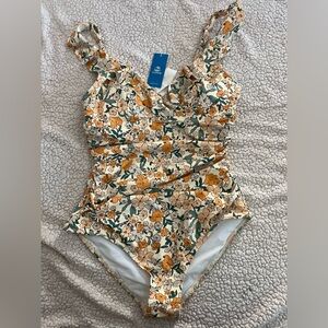 Cupshe Floral Print Swimsuit